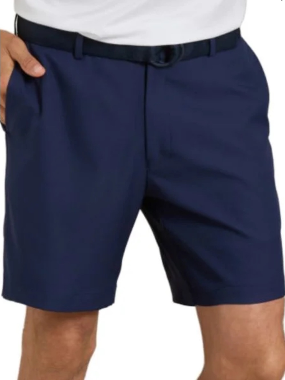 Men's Navy Peter Millar Salem Performance Golf Shorts,35